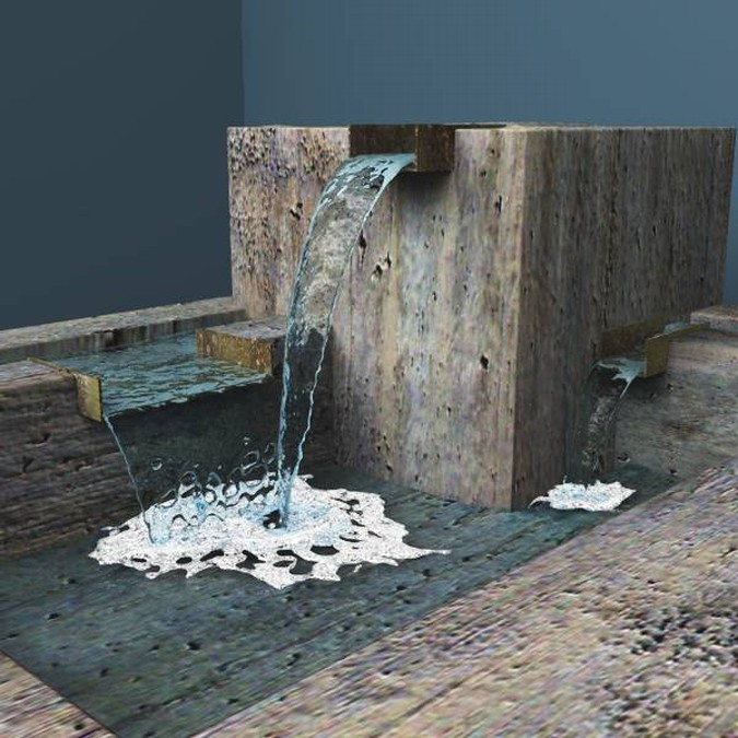 3D Models Of Modern Fountains 