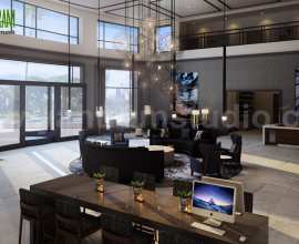 3D Hotel lobby Interior Design