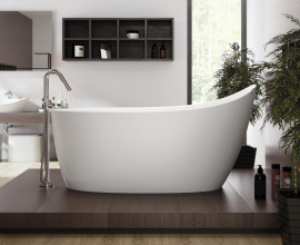 Aquatica Emmanuelle Solid Surface Freestanding Bathtub