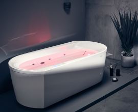 Aquatica Purscape 107 Relax Freestanding Acrylic Bathtub