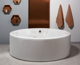 Aquatica Allegra White Freestanding Acrylic Bathtub