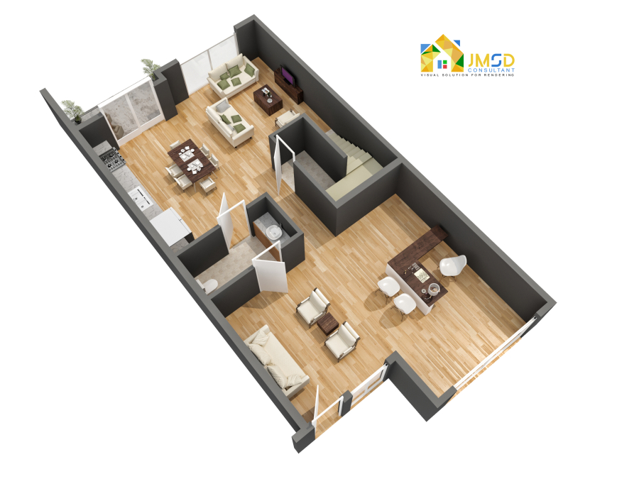 Residential 3D Floor Plan Design Services