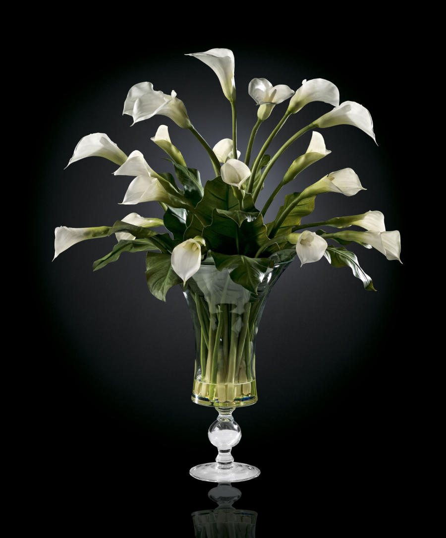 Floral compositions BOWL CALLA 3D Models 