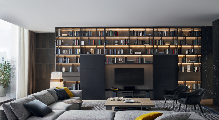 Bookcases Bookcase - Wall System 3D Models 