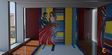 Progetto architettura Rendering salone