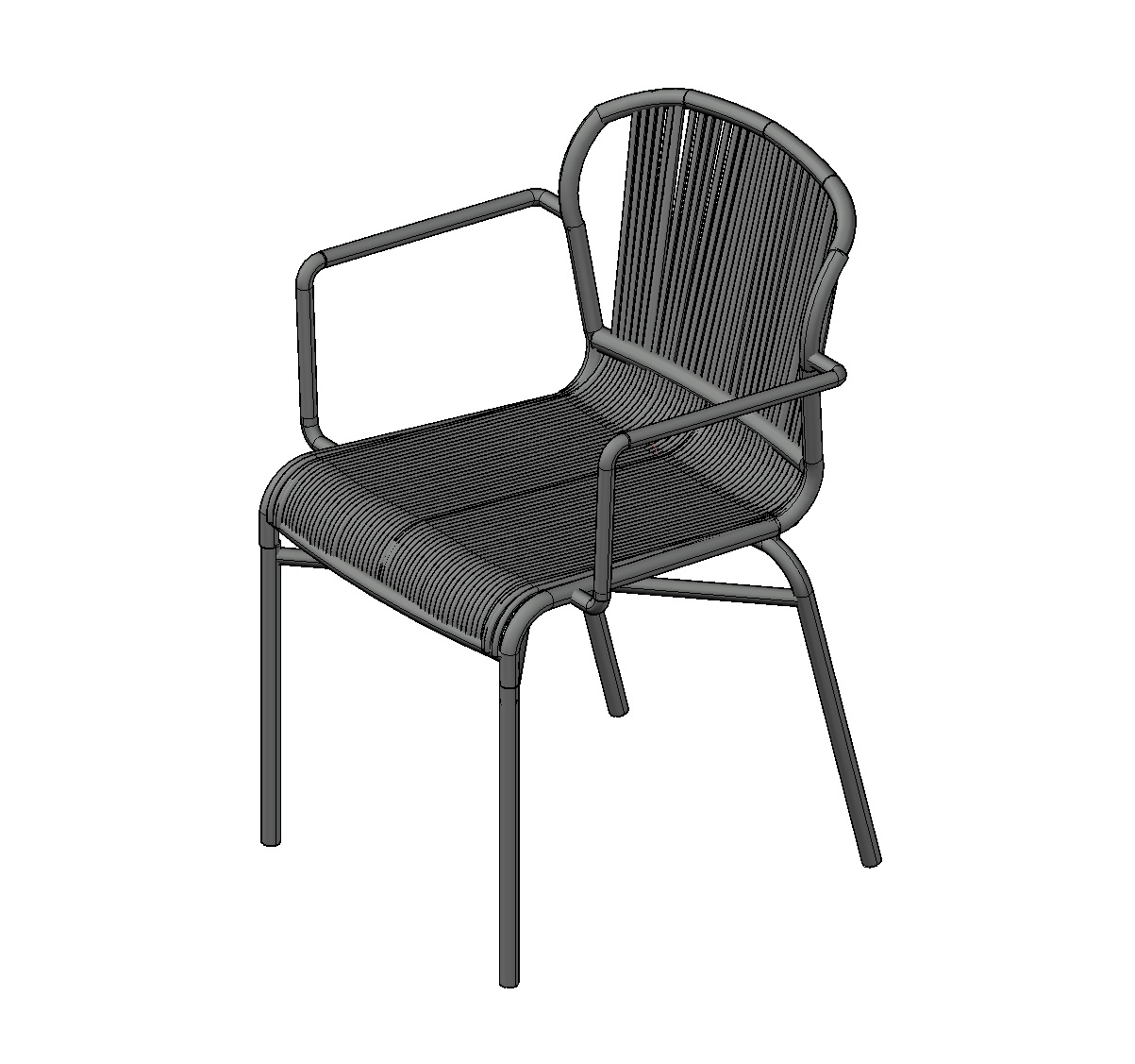 Varaschin Cricket Sedia con braccioli fbx 3d studio max model