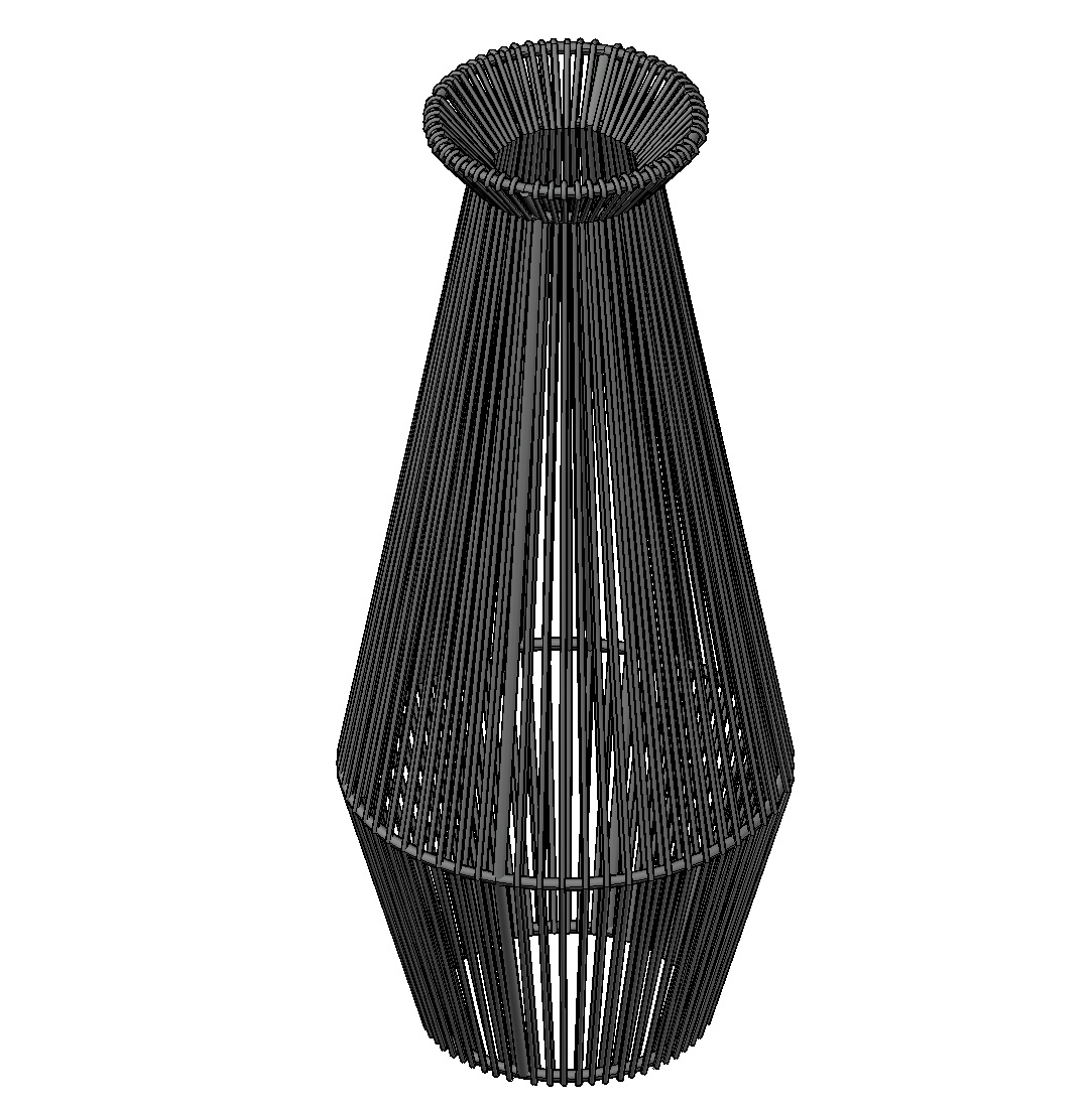 Varaschin Cricket High Lampshade dwg cad model 3d