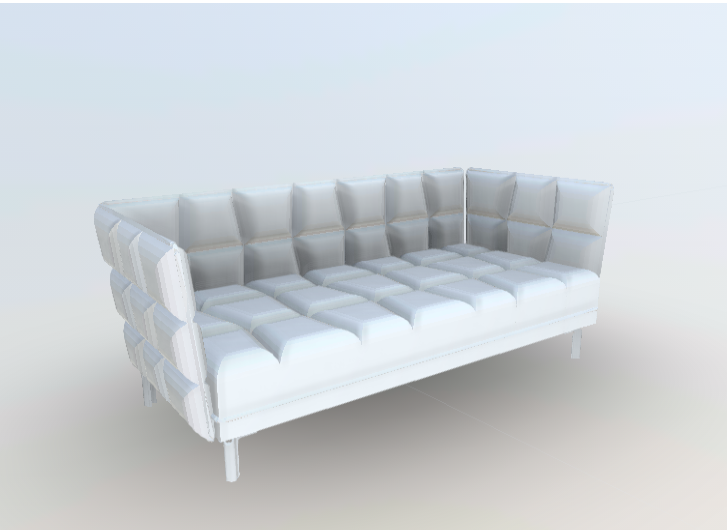 B&B Husk Sofa HS225 ifc bim