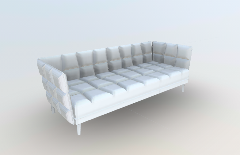 B&B Husk Sofa HS261 ifc bim 