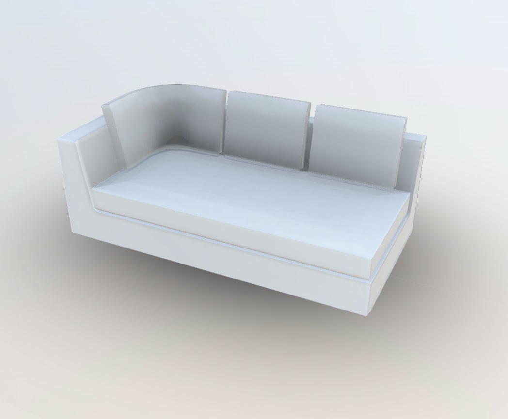 Maxalto Otium Soft 9NU187LD skp 3d sketchup sofas