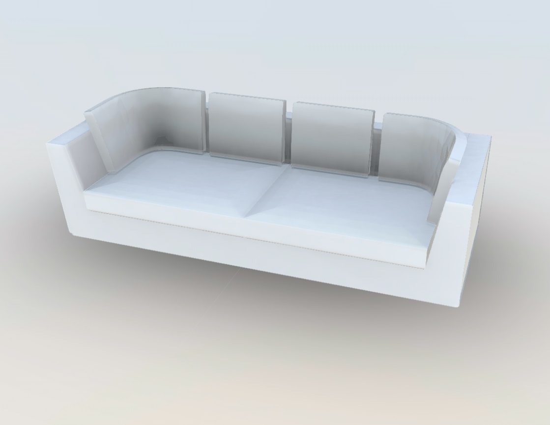 Maxalto Otium Soft 9NU250AD skp 3d sketchup sofas