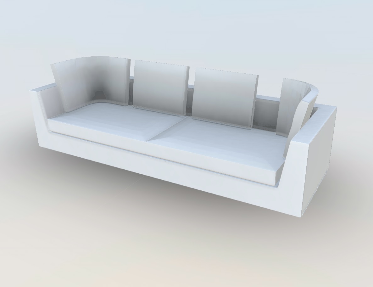 Maxalto Otium Soft 9NU288AD 2 skp 3d sketchup sofas