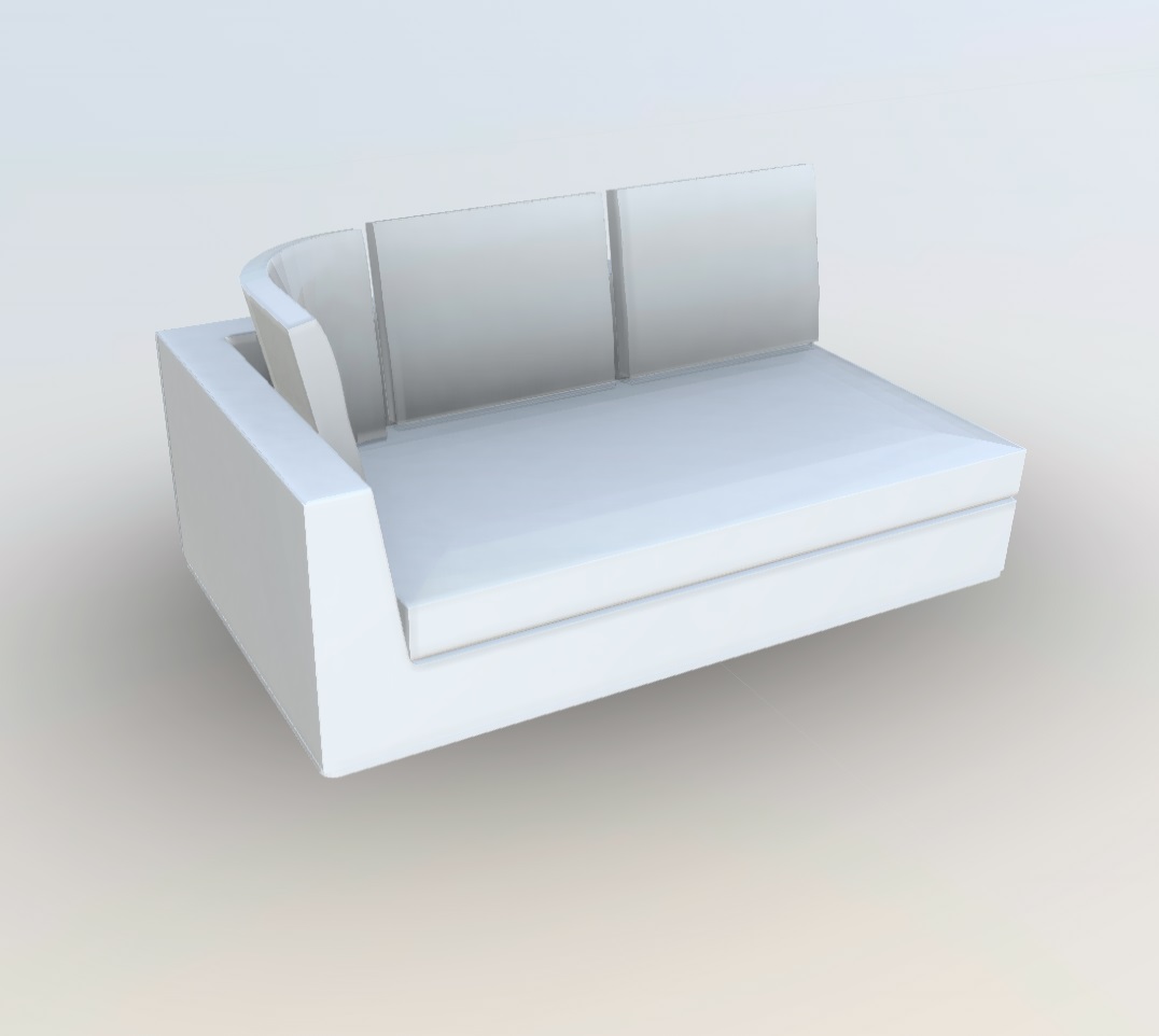 Maxalto Otium Soft NU187S skp 3d sketchup sofas
