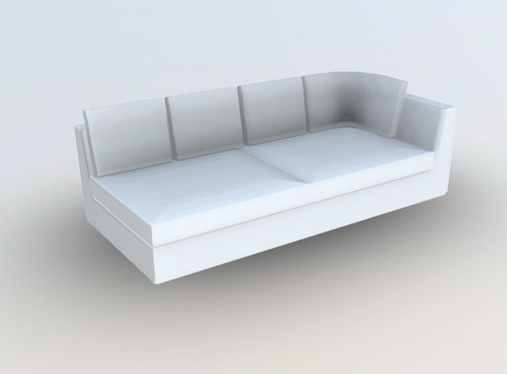 Maxalto Otium Soft NU232D 2 ifc Bim model