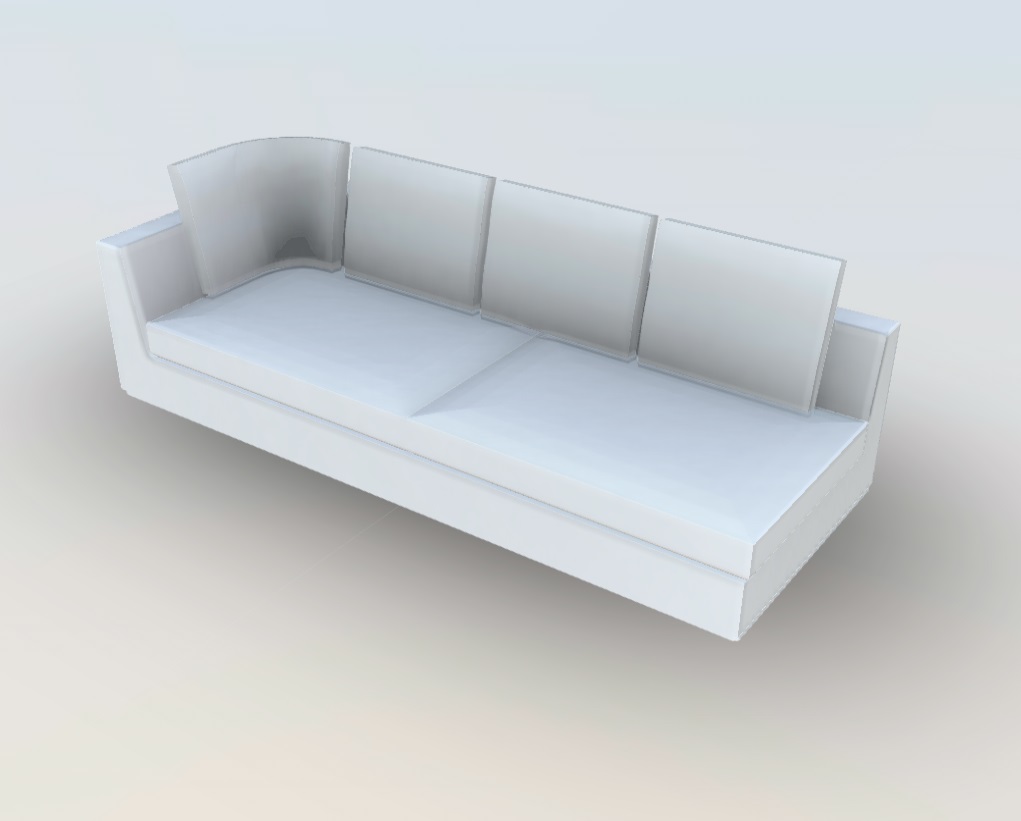 Maxalto Otium Soft NU270S 2 skp 3d sketchup sofas