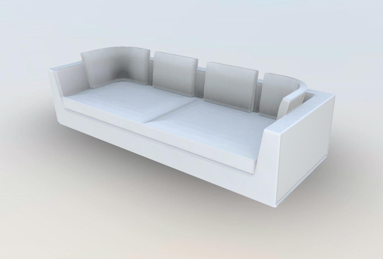Maxalto Otium Soft NU288AS 2 rfa revit download sofa