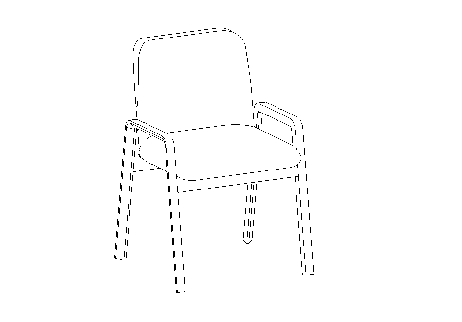 Riva1921 Noblé Chair download 3d model fbx 