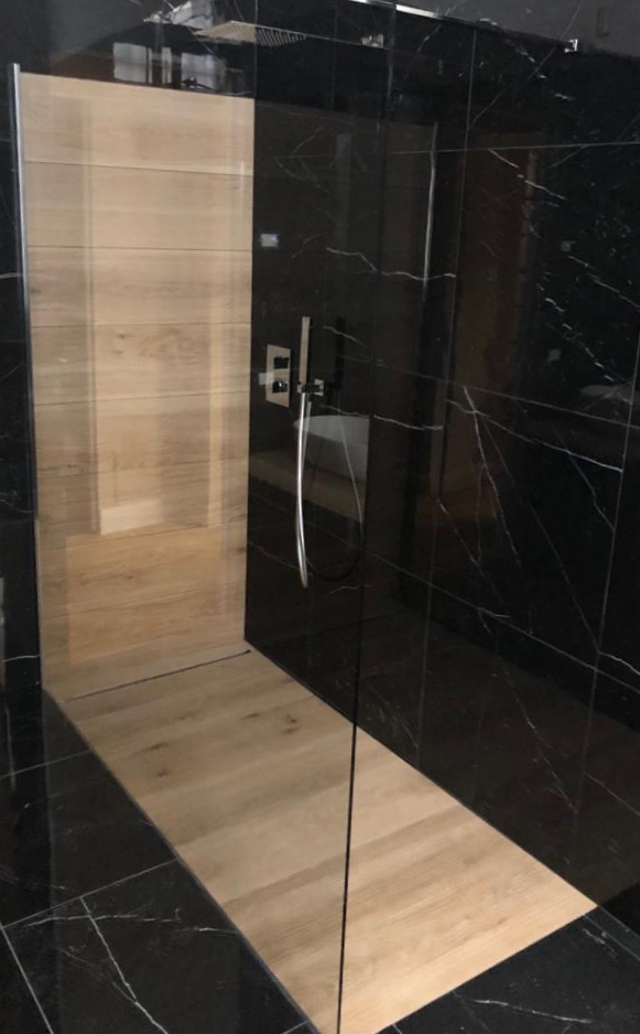 Maba doccia in legno