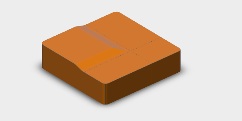 Download dwg CAD model B3P Bend Sofa 