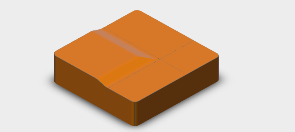 Download Dwg CAD model Bend Sofa B4P