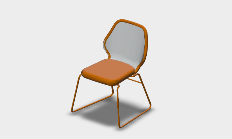 Download dwg CAD model Crinoline Outdoor Chair C1PF