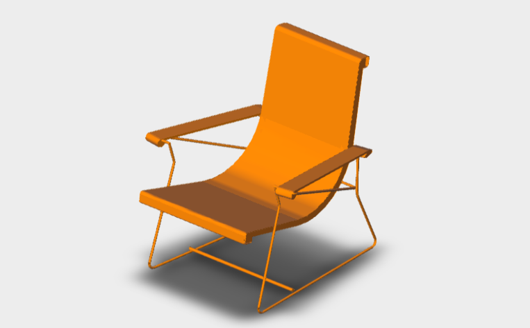 Download BIM model JJ Armchair PJ85LN 