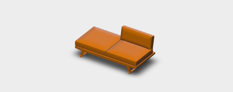 Download BIM model Gio Sofa GO192CD