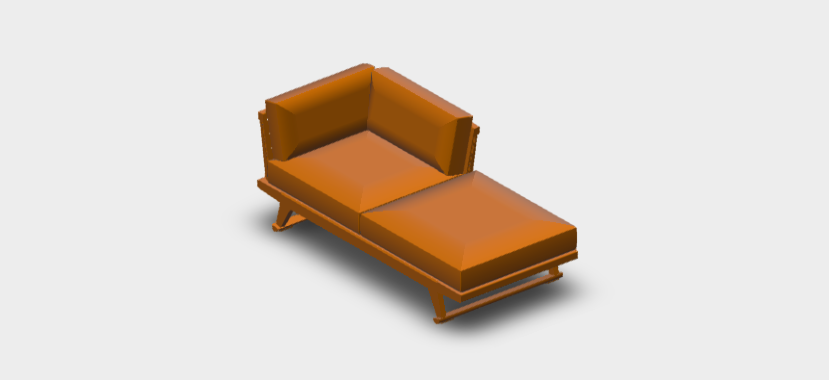 Download Bim model ifc Gio Sofa GO197AS