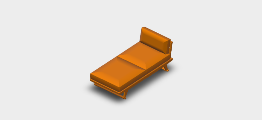Download dwg CAD model Gio Sofa GO197LD 