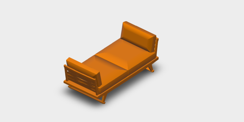 Download dwg CAD model Gio Sofa GO203L 
