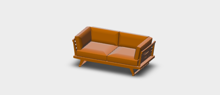Download Bim Model ifc Gio Sofa GO203 
