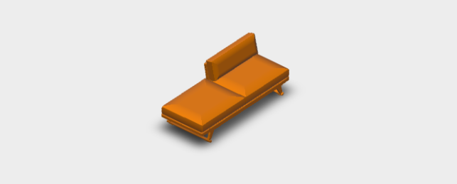 Download BIM model ifc Gio Sofa GO227CD 
