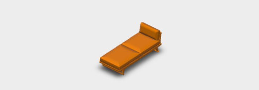 Download sketchup model Gio Sofa GO233LD 