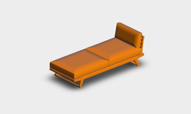Download sketchup model GIo Sofa GO233LS 