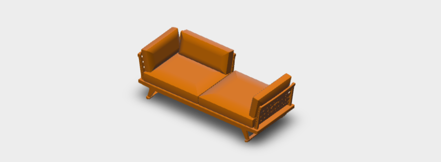 Download BIm model ifc Gio Sofa GO238LS