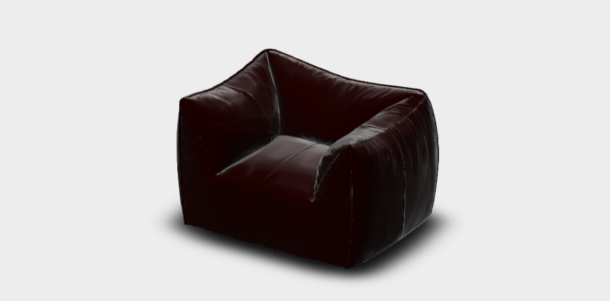 Download dwg CAD model Bambola Armchair LBA1