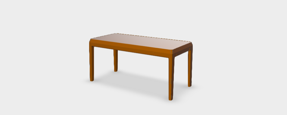 Download sketchup model Michel Low Table MT84 