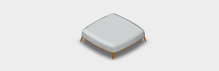 Download dwg CAD model Febo Sofa 2805PLT 