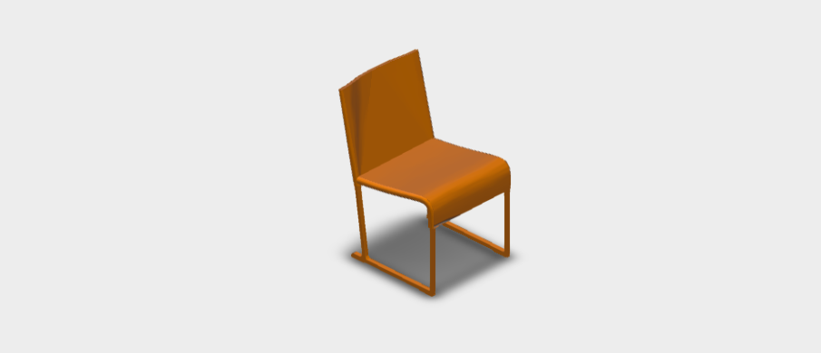Download dwg CAD model Papilio Chair S47 dwg 