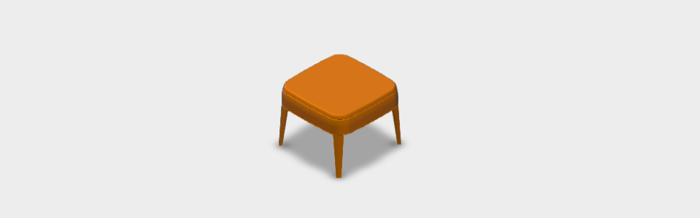 Download sketchup model Pouf Febo 2835 T