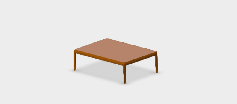 Download dwg CAD model Michel Low Table MT120