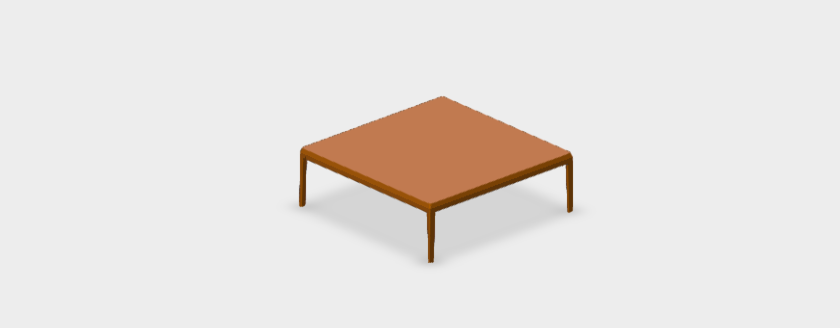 Download dwg CAD model Michel Low Table MT120Q