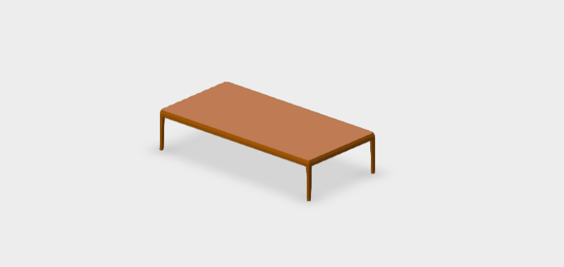 Download dwg CAD model Michel Low Table MT180