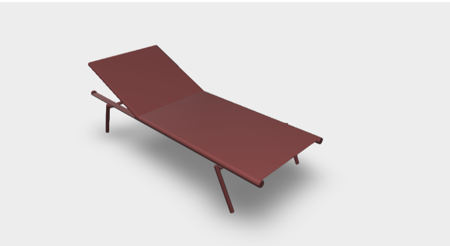Download BIm model rfa Bahia Sunbed 