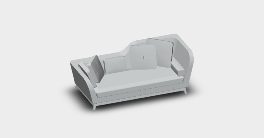 Download dwg CAD model Milano Bedding Jeremie EVo 160 DX