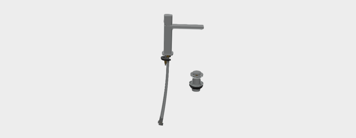 Download 3D model stp My Time mixer lavabo ART7110