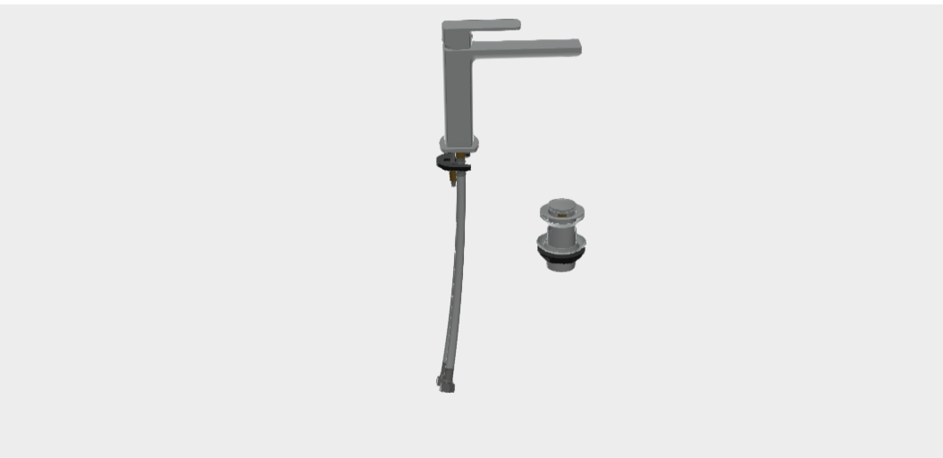 Download 3D model stp Mixer lavabo ART7410