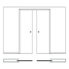 .dwg of Shodō Scorrevole Estensione for plasterboard wall