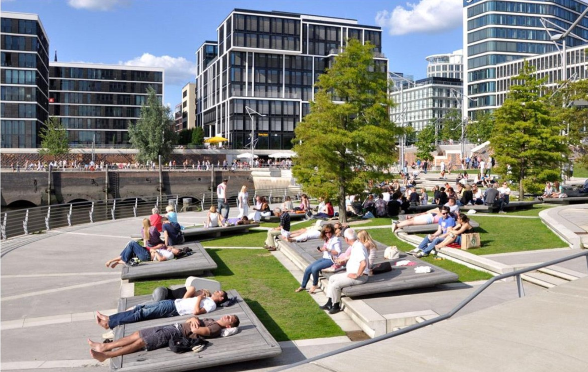 3. Hamburg, HafenCity, the equipped spaces