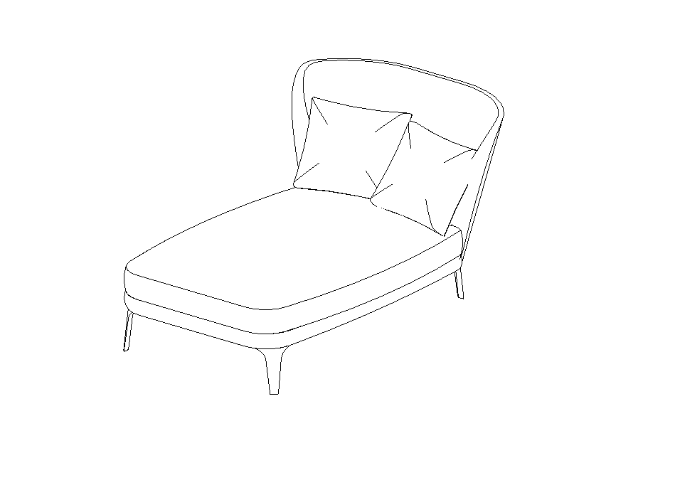 Download BIm Model rfa Febo Sofa 2807T